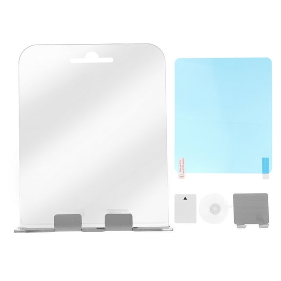 Amosfun Wall Mounted Shaving Mirror PVC 1 Set