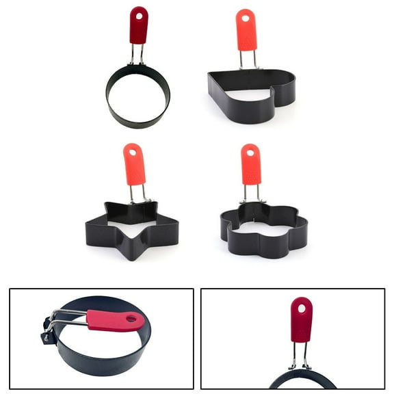 Non- For Egg Cooker Ring Fried For Egg Shaper Cooking Tool For Egg Pan Ring Heart Shape YIWEI