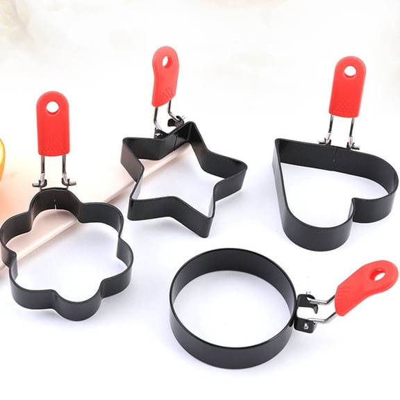Non- For Egg Cooker Ring Fried For Egg Shaper Cooking Tool For Egg Pan Ring Star Shape YIWEI