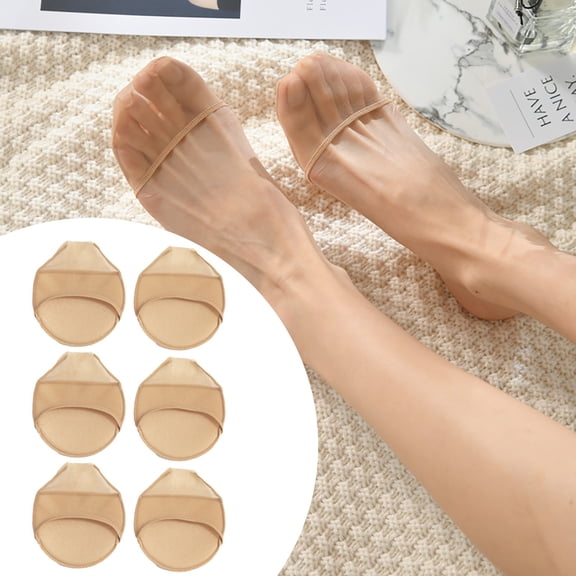 Non Friction Forefoot 3 Pairs Comfy Heel Pads For High Heels Front Of Foot Support
