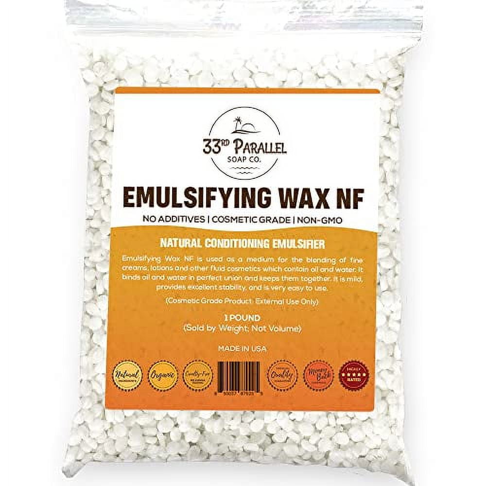 NonGMO Emulsifying Wax NF Pastilles Sizes 8 OZ to 2 LBS 100