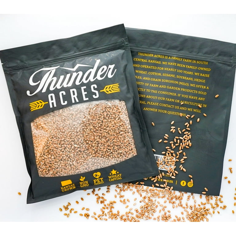 Non-GMO, Thunder Acres Premium Wheat Seed, Cat Grass Seed, Wheatgrass, Hard Red Winter Wheat Non-GMO, Thunder Acres Premium Wheat Seed, Cat Grass Seed, Wheatgrass, Hard Red Winter Wheat