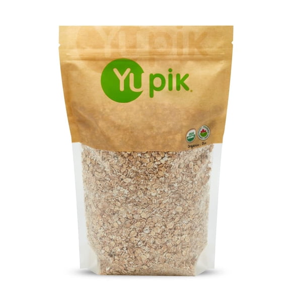 Non-Gmo Vegan Kosher Steamed Rolled Lightly Roasted Whole Grains S... Barley Flakes 2.2 Lb 35.2 Oz
