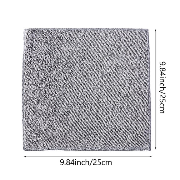 Non Greasy Kitchen Cleaning Cloth Absorbent Double Dish Towel Lint Free Rags