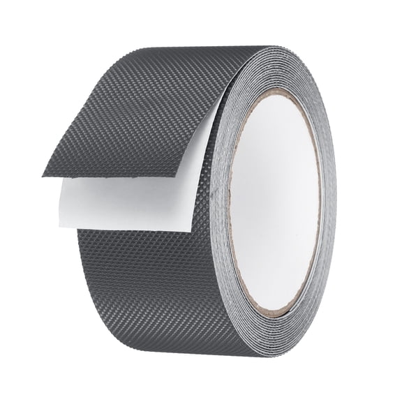 Non Grid Tape 2 in x 16.5ft PEVA Checkered Non Slip Skid Tape for Stairs Treads, Grey