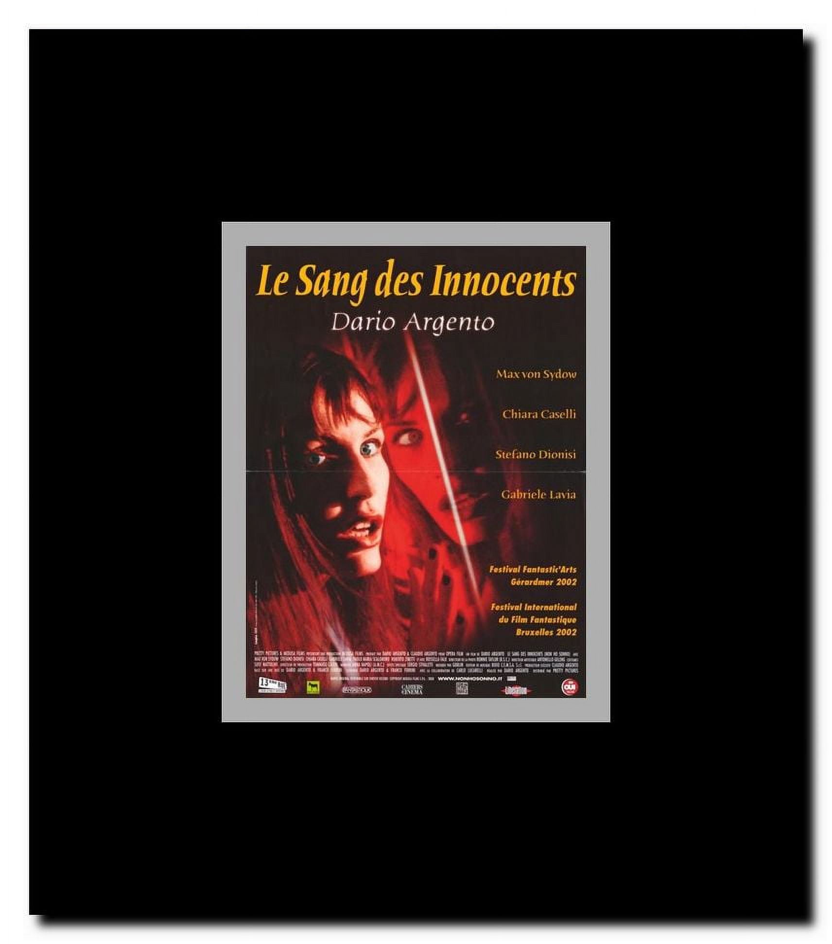 Non Ho Sonno Framed Movie Poster