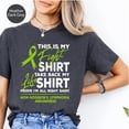 thumbnail image 1 of Non-Hodgkin's Lymphoma Awareness Shirt: Green Ribbon Cancer Fighter Tee TSHIRT All Size S-5XL, 1 of 5