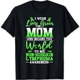 thumbnail image 1 of Non-Hodgkin's Lymphoma Awareness Wear Lime Green For Mom T-Shirt, 1 of 4