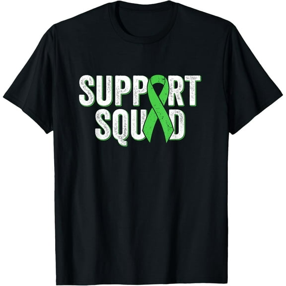 Non-Hodgkins Lymphoma Support Squad - Lime Green Awareness T-Shirt
