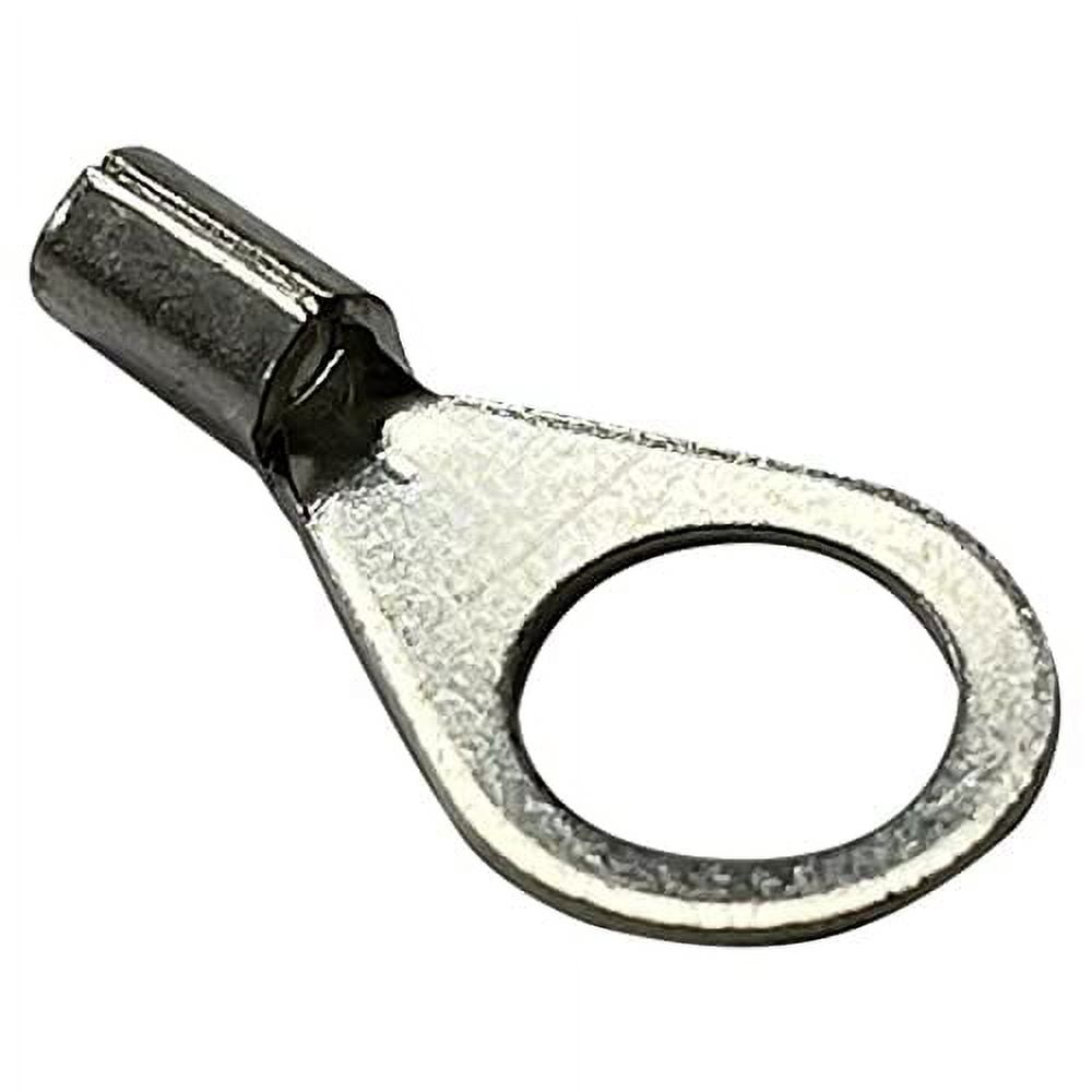 10 Pcs 2 Gauge Copper Ring Terminal Lugs - 5/16" Stud Size, For Battery Cables & Heavy Duty Wiring