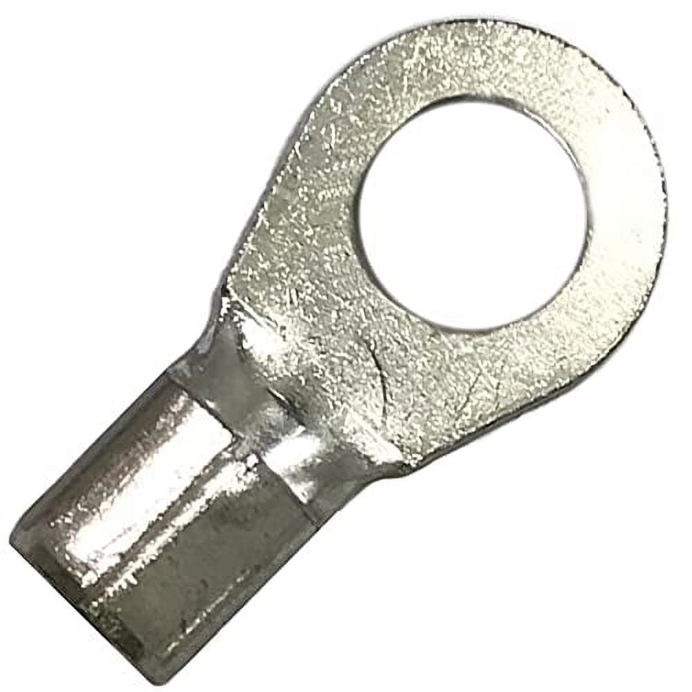 NonInsulated 6 AWG Gauge 3/8" Stud Ring Terminal Uninsulated