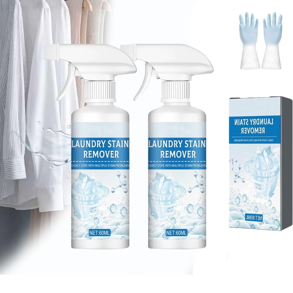 Non-Ionic Laundry Pre-Treatment, 2026 New Clothing Emulsifier, Powerful Remover Clothes Dry-Clean Spray, For Clothes Shoes