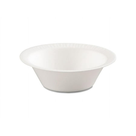 Non-Laminated Foam Plastic Bowls, 5-6 Ounces, White, Round, 125/Pack