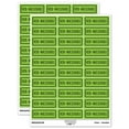 thumbnail image 1 of Non-Machinable Double Line Letter Mail Package Sticker Set - Light Green - Matte Finish - 1.75" Medium, 1 of 7