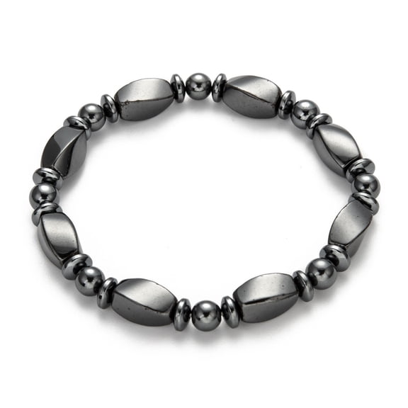 Non-Magnetic Hematite Bracelets Black 51mm