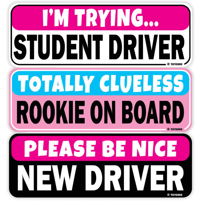 Future Driver Sticker Non-Magnetic New Student Driver Sticker for Car Vehicle Safety Sign ...