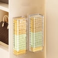 thumbnail image 1 of Non-Marking Wall-Mounted Underwear and Sock Storage Box, Hanging Closet Organizer with Transvisible Design, Multi-Pocket Shelving for Small Items, Space-Saving Wardrobe Storage Solution, 1 of 6
