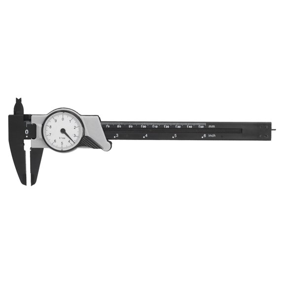 Non-Metal High-Tech Material Vernier Caliper For Jewelers Mechanics, Impact Resistant Dial Measuring Tool With Zero Calibration For Wide Range Of Uses In Laboratory, Office,