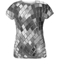 thumbnail image 1 of Non Metallic Disco Ball All Over Womens T-Shirt - X-Large, 1 of 2