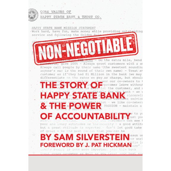 Pre-Owned Non-Negotiable: The Story of Happy State Bank & the Power of Accountability (Paperback) 0768408466 9780768408461