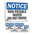 thumbnail image 1 of Non OSHA Notice Vinyl Decal Label 7 Inch x 5 Inch - 5 Pack, 1 of 6
