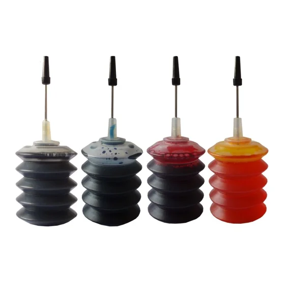 Non-Oem Bulk Refill Ink For Printer Cartridge 4 Black Color 4X30Ml