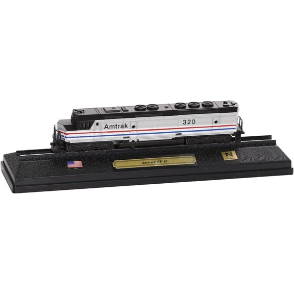 Non Operational Decorative Collectible Train Model n Scale Train Set Amtrak FP-45