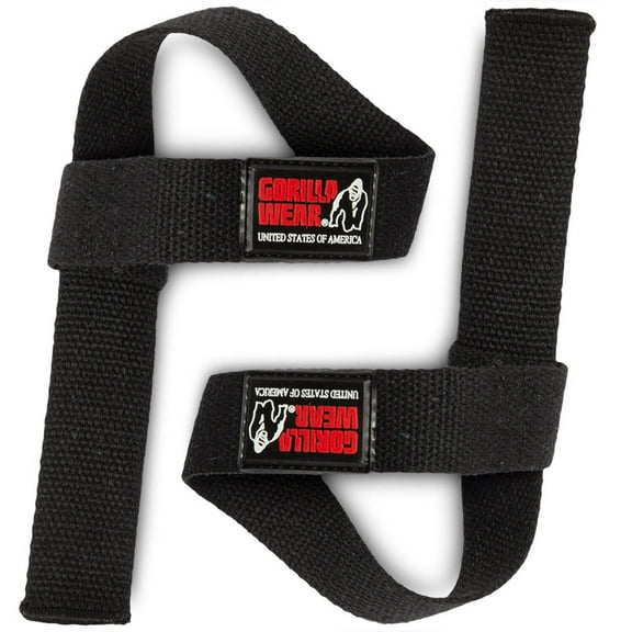 Non-Padded Lifting Straps - Black