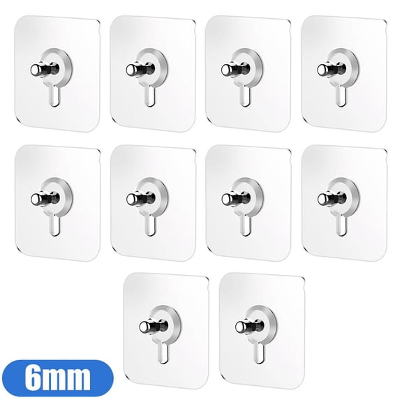 Non Perforated and Traceless Screw Stickers, Non Marking Screw Sticker, Used for Most Smooth Including Tile, Glass, Metal, Wooden Cabinet, Marble and Painted Walls