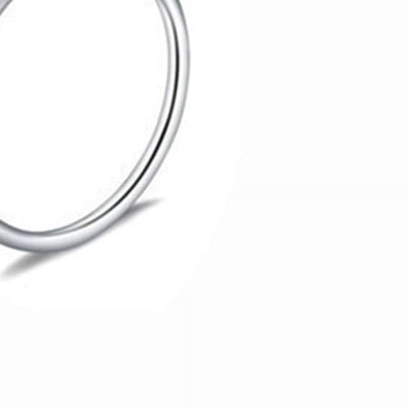 Non Pierced Stainless Steel Clip on Closure Round Ring, 8mm Fake Hoop Lips Ear Ring Non Piercing Swirl Septum Nose Ring