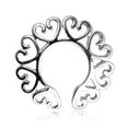 thumbnail image 1 of Non Piercing Clip On Surgical Steel Hollow Heart Sexy Women Nipple Shield Ring, 1 of 5