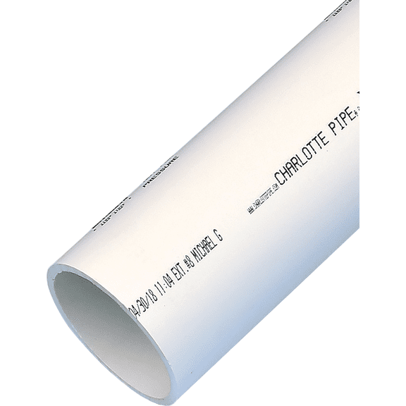 Non-Pressure PVC-DWV Cellular Core Pipe - Pack of 2
