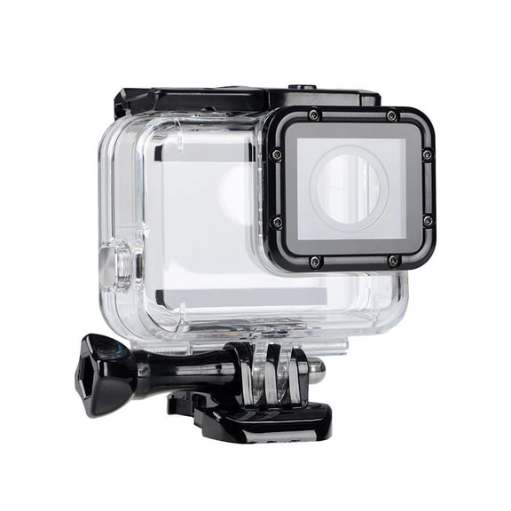 Non-Removable Lens Waterproof Dive Housing Case, 45M Underwater Protective Cover Compatible with HERO 5 6 7 Action Camera