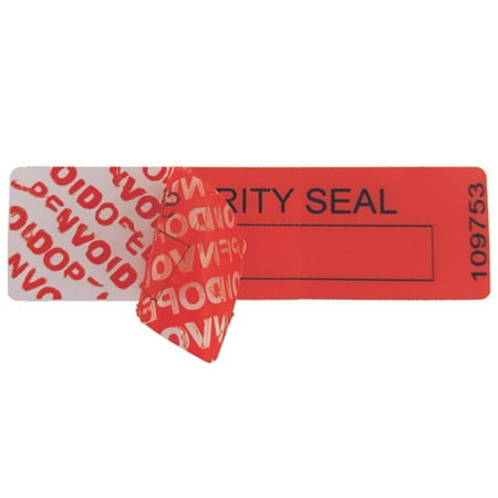 Non-Residue Security "VOID OPENED" Seals - Tamper Evident - 250 Labels