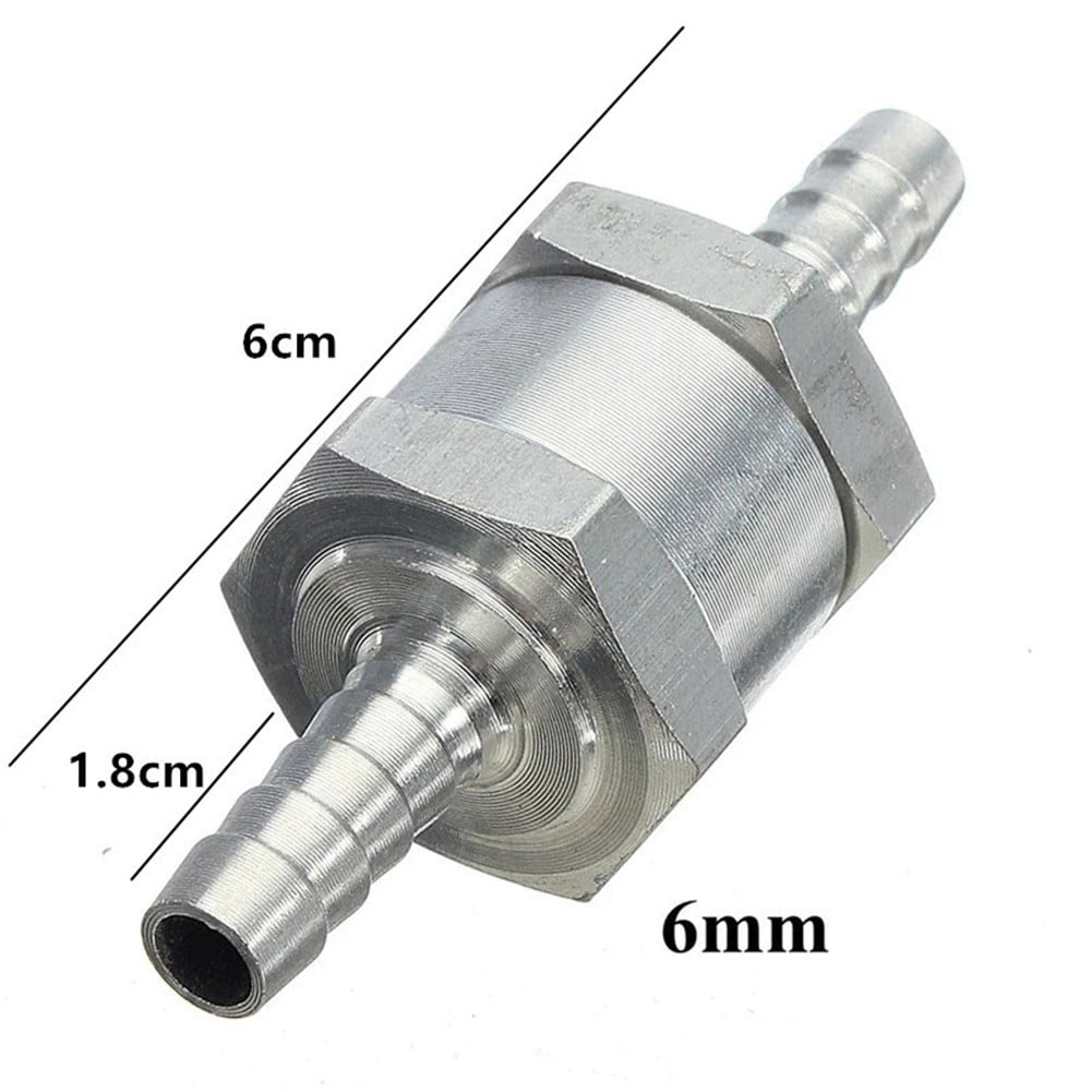Non Return Valve Single Way Inline 6/8/10/12mm Fuel Air Water Pipe Tube