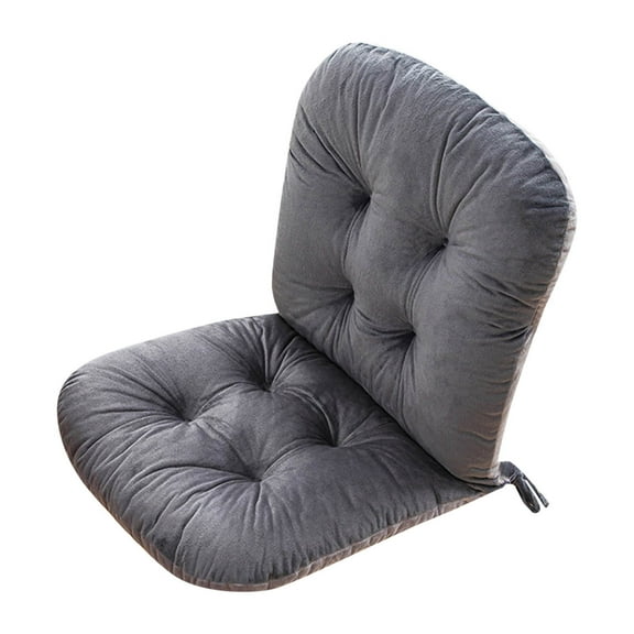 Non Rocking Chair Cushion Soft Seat Cushion with Ties and Removable Cover High Back Design Ideal for Desk Chairs and Dining Rooms