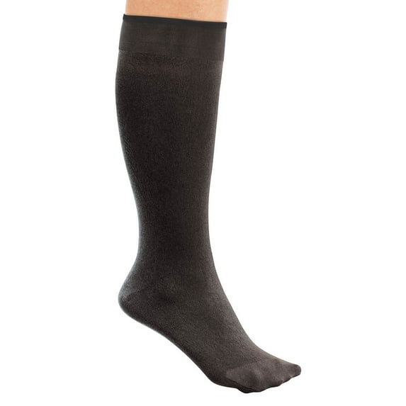 Non-Run Compression Knee Highs, Black Queen
