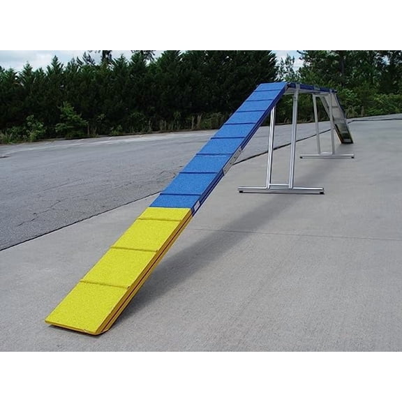 Non-Rust 12 Dog Walk, Competition size w/ rubber tops, Commercial Grade