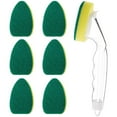 thumbnail image 1 of Dish Wand Refill Sponges Heads, Non Scratch Scrubber Refills Dishwand Replacement, Scrub Brush Soap Dispensing Handle, Heavy Duty Dishwashing Dispenser Kitchen Sink Dishwasher Pads Cleaning Supplies, 1 of 7