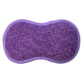 thumbnail image 1 of Non Scratch Microfiber Scrub Pad, Torqee Reusable Kitchen Sponge, Washable Dish Scrubber, for Pot Washing, Stove Wiping and Table Surface Cleaning, Violet, 1 of 4