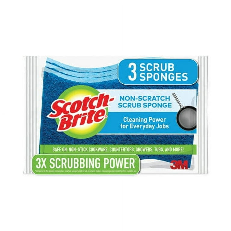 Non-Scratch Multi-Purpose Scrub Sponge, 4.4 x 2.6, 0.8 Non-Scratch Multi-Purpose Scrub Sponge, 4.4 x 2.6, 0.8
