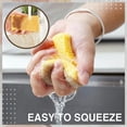 thumbnail image 1 of Non-Scratch Scrub Sponge, Natural Kitchen Sponges for Cleaning Kitchen, Scratch Free Biodegradable Sponges for Dishes, No-Stick Cookware, 1 of 8