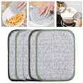 thumbnail image 1 of Non Scratch Wire Dishcloth, Double-Side Quick-Dry Odor-Free Scrub Dishwashing Rag, Multipurpose Steel Dish Scrubber, Kitchen Reusable Cleaning Cloths for Cookware, Sinks, Stove Tops, 5 Pcs, 4.72x6.3", 1 of 4