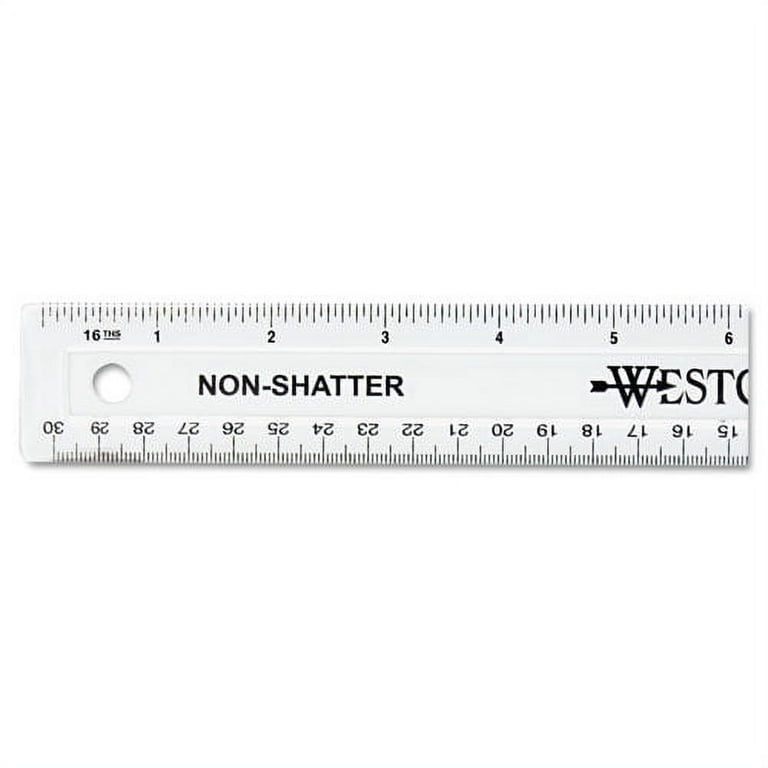 Non-Shatter Flexible Ruler, Standard/Metric, 12 Non-Shatter Flexible Ruler, Standard/Metric, 12