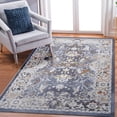thumbnail image 1 of Non-Shedding 6X9 Blue Stain Resistant Area Rug - Soft Underfoot in Living Room and Bedroom, 1 of 4