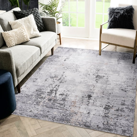 Non-Shedding and Stain Resistant Rug / Durable for Home Office Use
