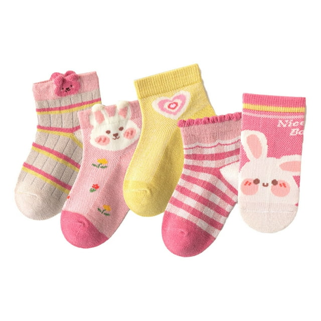 Non Skid Anti Slip Crew Socks With Grips For Baby Infant Toddlers Kids