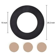 Non Skid Rubber Furniture Pads for Recliners, Furniture Grippers, Gripper Pads, Anti Slide Furniture Pads Hardwood Floor Protector, Fits Recliners, Swivel Chairs (25.2’’ Outside Diameter)