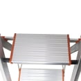 thumbnail image 1 of Non-Slip 3 Step Aluminum Ladder Folding Platform Stool 330 Lbs Load Capacity, 1 of 13