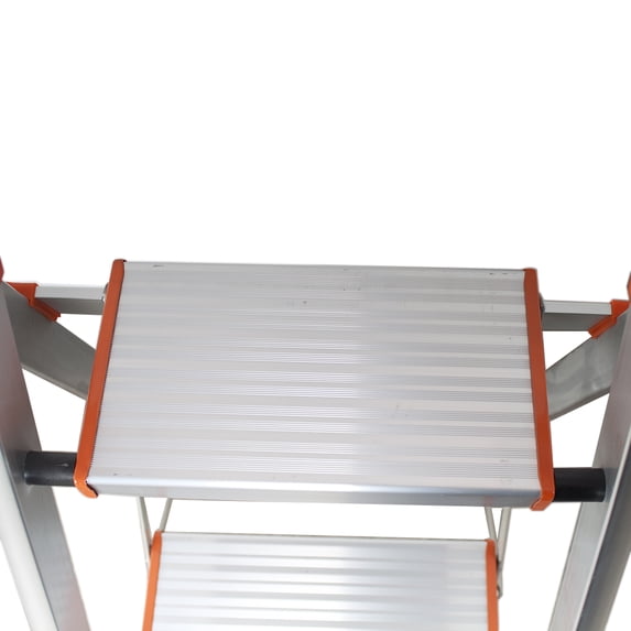 Non-Slip 3 Step Aluminum Ladder Folding Platform Stool 330 Lbs Load Capacity